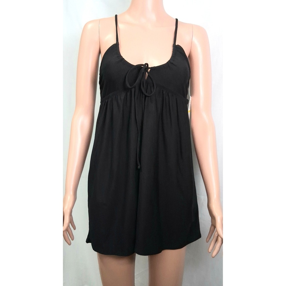 Salt & Cove Swimsuit Cover Up Dress, Black, Size Med‎